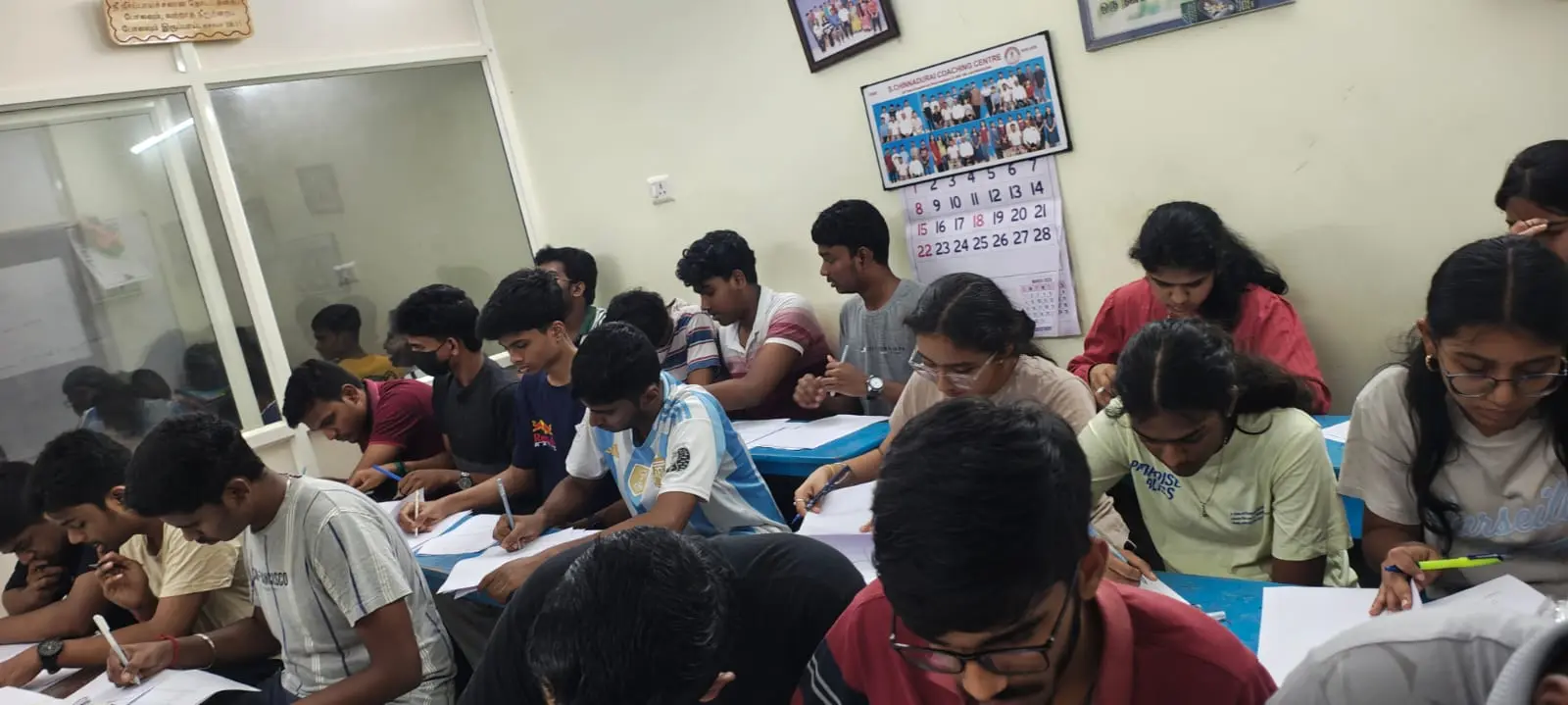 Focused study environment for Class 10 board exam preparation